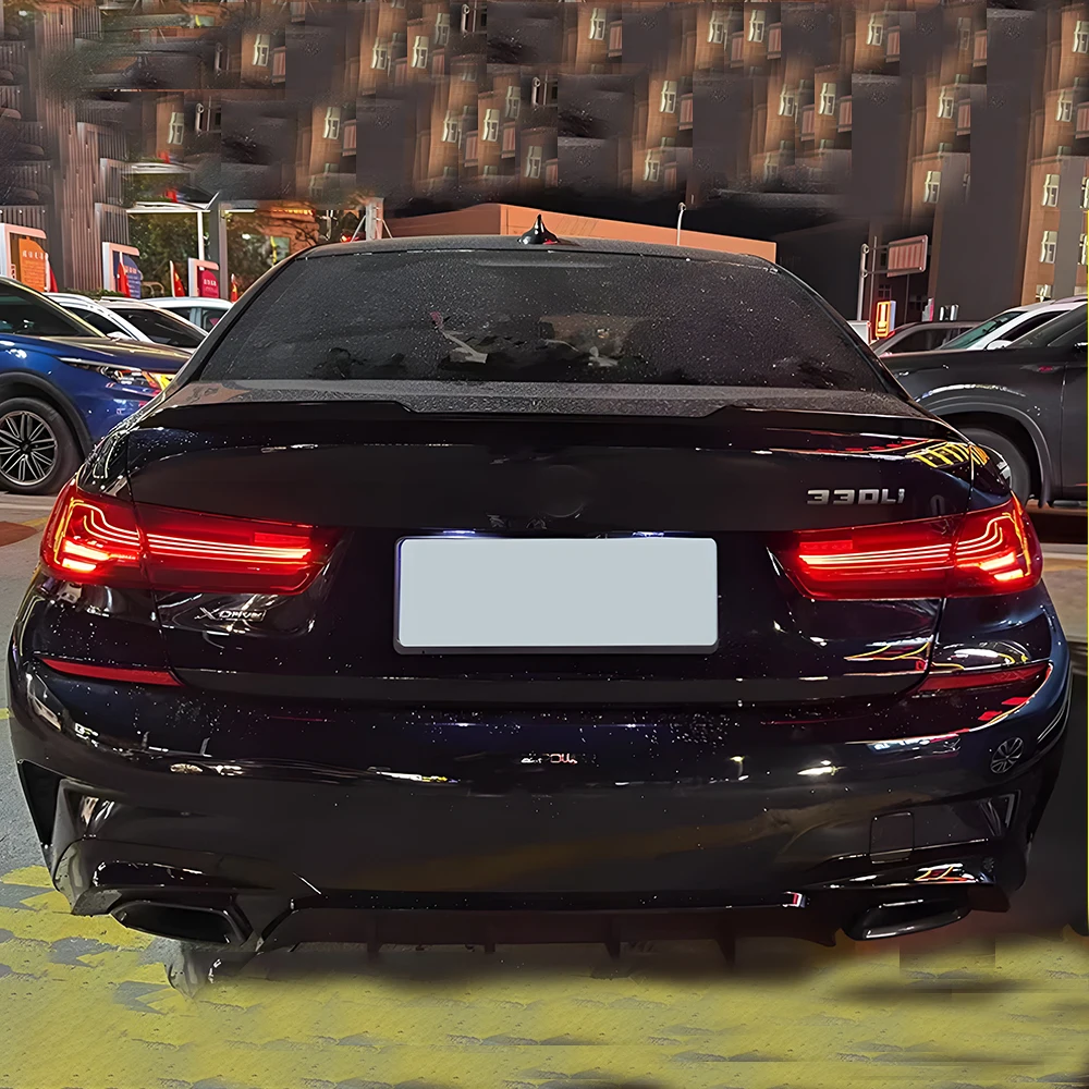 لسيارات BMW 3 Series G20 G28 320i 325i 330i 2020-2024 LED مجموعة الضوء الخلفي للسيارة ترقية 4 سلسلة ملحقات الضوء الخلفي على طراز الليزر