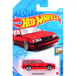 Original Hot Wheels Car Red Volvo 850 Estate Toys for Boys 1/64 Diecast Carro Metal Model Factory Fresh Collector Birthday Gift