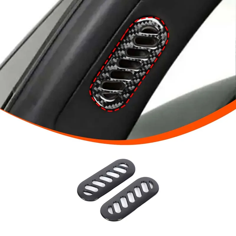 

A Pillar Air Vent Frame Trim Sticker Front Pillar Air Condition Outlet Bezel Car Gadgets For Chevrolet Corvette C5 1998-2004