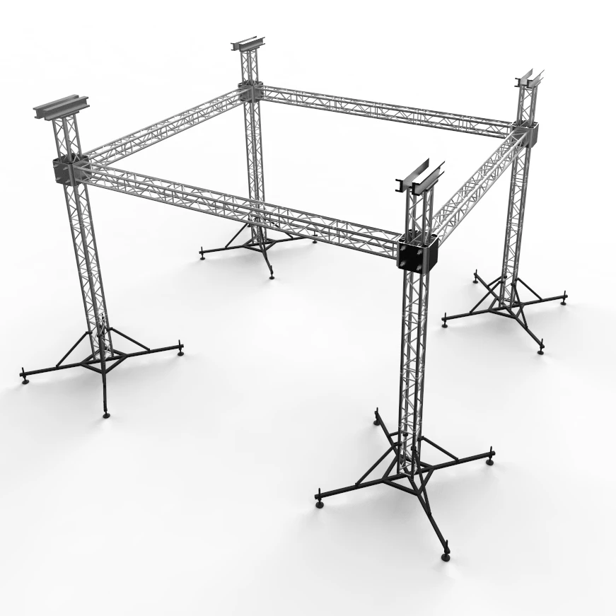 【Direct Factory Sale】High Quality Aluminum Bolt Truss Square Structure For Performance Stage Truss For Event
