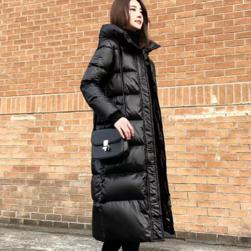 

Высококачественная зимняя парка 2025 года, свободное хлопковое пальто корейского дизайна для женщин, модная универсальная верхняя одежда