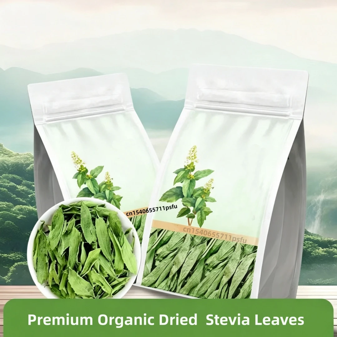 Hojas de Stevia Orgánicas Secas Premium, Hierba Dulce Natural para Fabricación de Jabones y Velas, Relleno de Resina, Material Crudo para Manualidades, Suministro a Granel