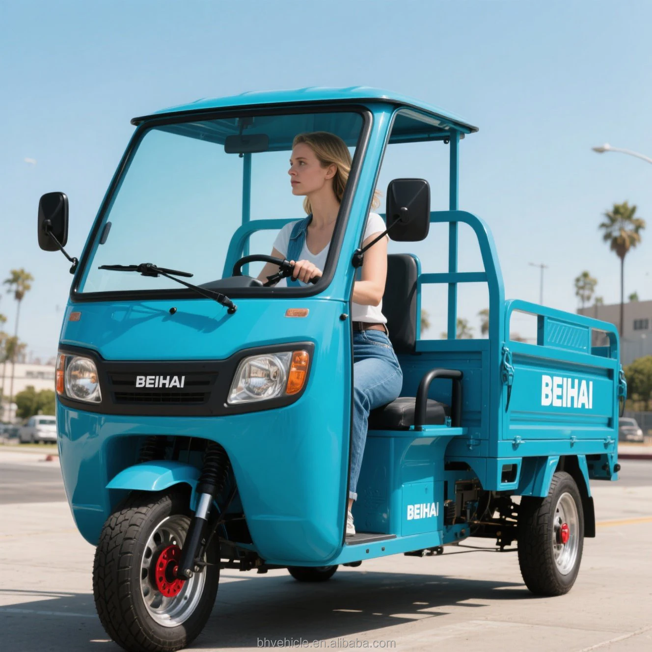 Electric Tricycle for Cargo Durable Agriculture Transport