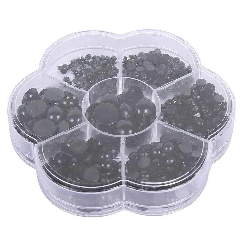 500 Uds. Ojos para hacer muñecas, 3-12mm, botón de plástico reutilizable, manualidades, ojos de seguridad para oso, juguete suave, muñeco de peluche, accesorios DIY