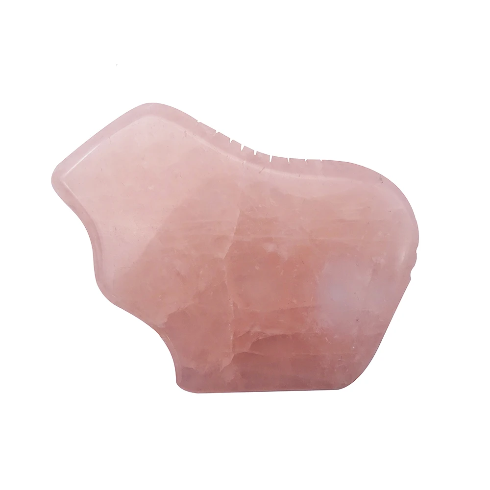 

Facial Gua Sha Stone Massage Board Natural Rose Quartz Guasha Jade Face Tool Skincare SPA Acupuncture Therapy Relieve Puffiness