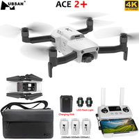 New Hubsan ACE 2+ GPS DRONE 4K Profesional 3-Axis Gimbal Camera Brushless Motor RC Obstacle Sensing Built in 4G Quadcopter Toys