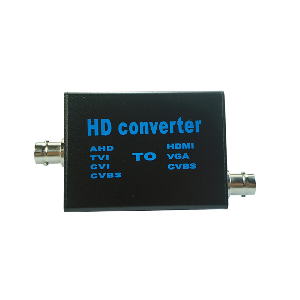 

4-in-1 Video Converter AHD/TVI/CVI/CVBS signal to HD/VGA/CVBS Singal Convertor High Definition Video Signal Converter