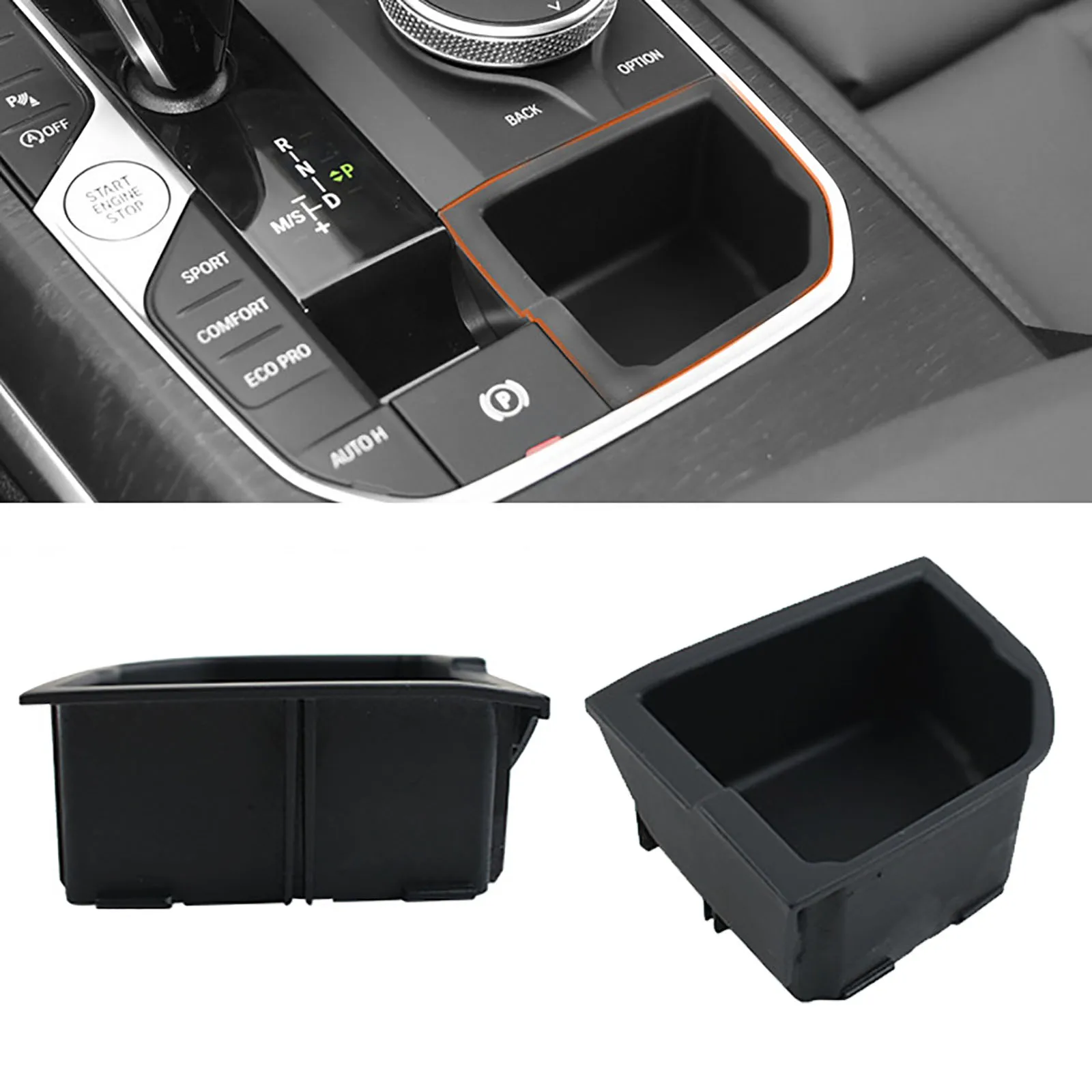 

Car Console Shift Lever Storage Box Modification For BMW 2 3 4 X3 X4 X5 X6 Series F44 F40 G20 G28 G29 G01 G05 G07 Interior Parts