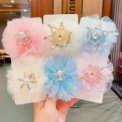 Big Crown Baby Hair Clips Cute Lace Girls Princess Hairpins Barrettes Kids Hair Accessories