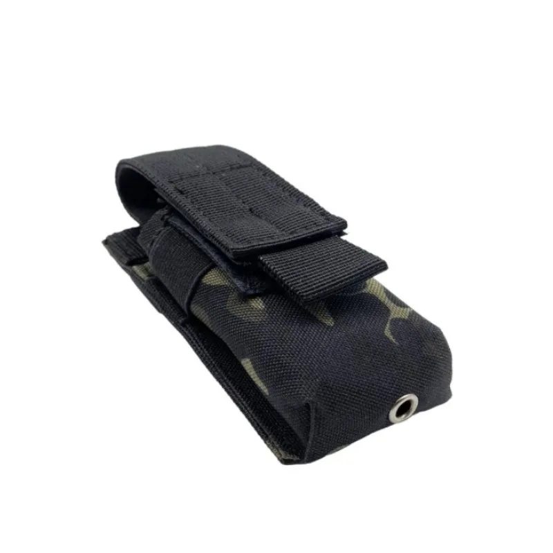 Tactical Flashlight Pouch for M5 Multifunction EDC Magazine Holder Outdoor Modular Webbing Waist Belt Vest Mount Utility Bag