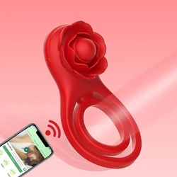 Vibrating Cock Ring Vibrator Adult Sex Toy with Vibrations Longer Harder Stronger G Spot Clitoral Stimulator Penis Ring Erection