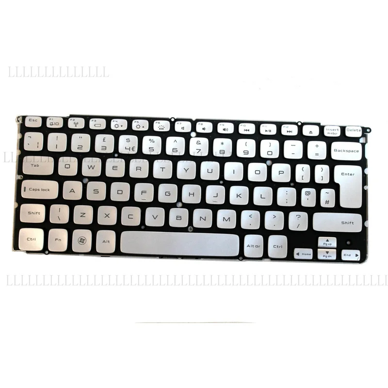 A + T8TVR para Dell Studio XPS 14Z L412Z 15Z L512Z Teclado retroiluminado genuíno do Reino Unido