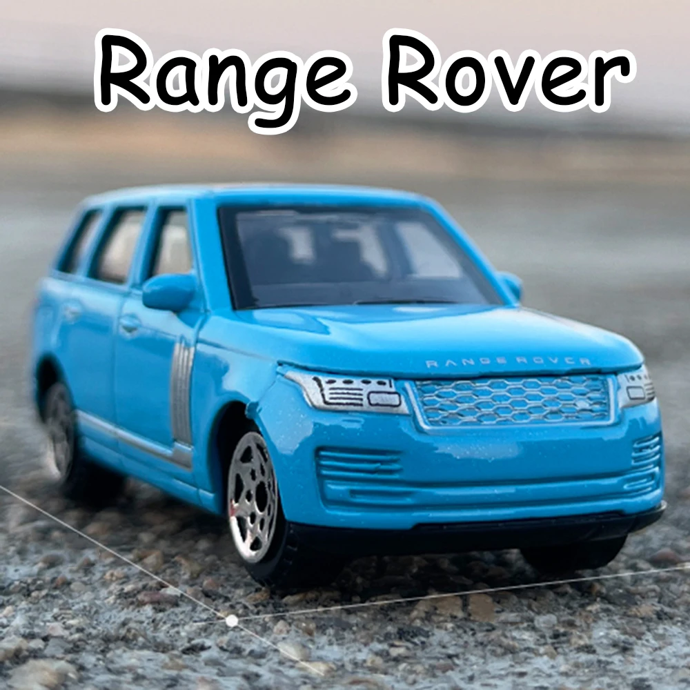 

1:64 Land Rover Range Rover Car Toys Alloy Diecast Model Rubber Tires Metal Body Wheels Slide Forward Vehice Home Decor Kid Gift
