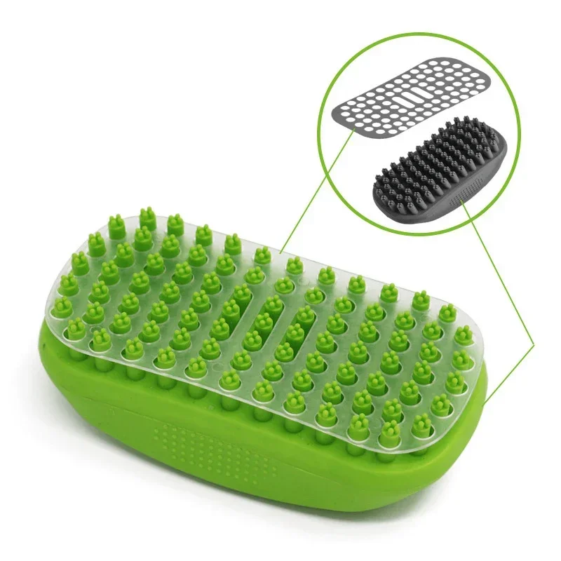 Dog Grooming Bath Brush Silicone Soft Dog Massage Brush Cat Cat Hair Removal Comb Pet Scrubbing Supplies Pet Accessories