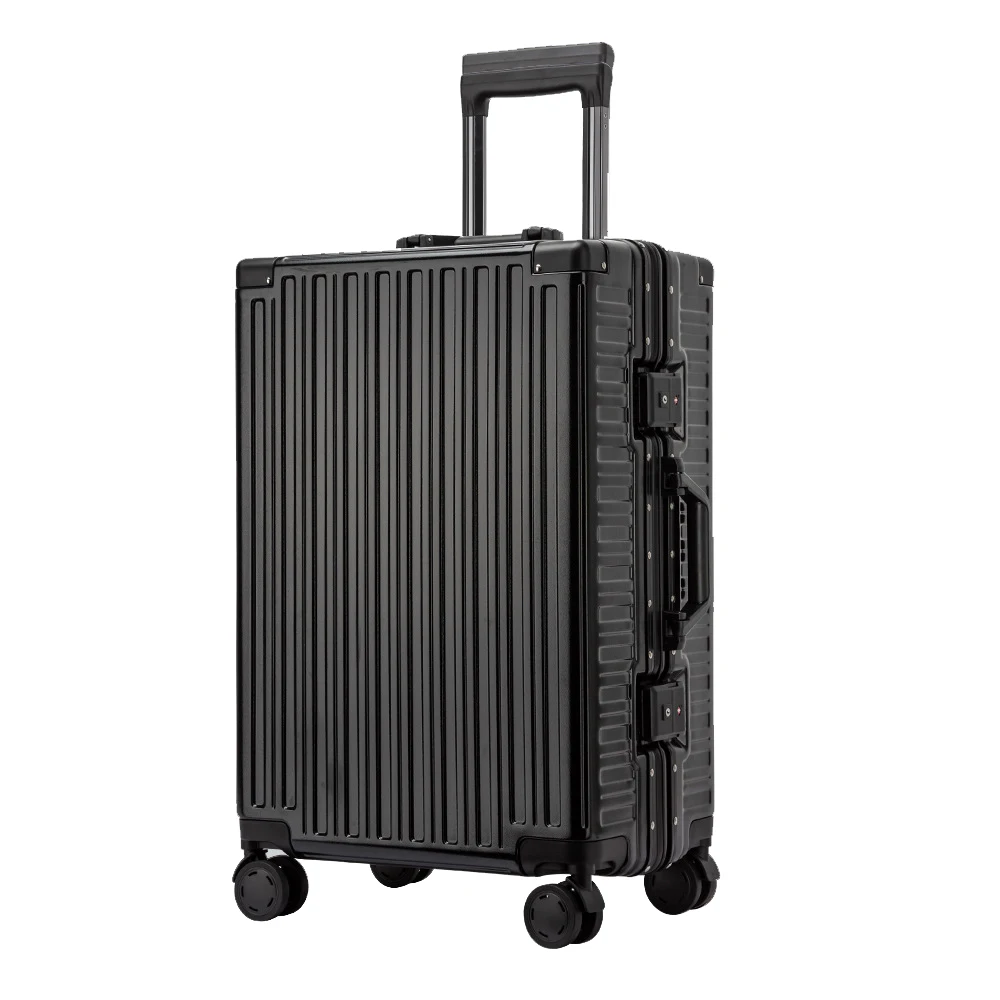 Luggage ABS+PC Suitcase Travel Trolley Case Women Men Mute Spinner Wheels Rolling Baggage Fashion Business Boarding Box