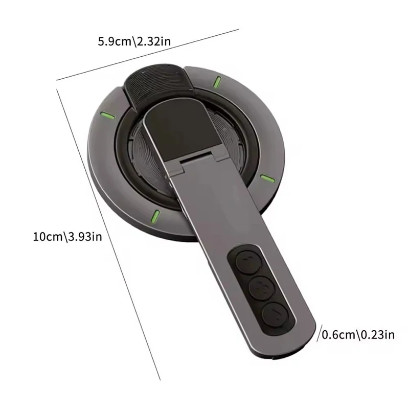 Double Sided Magnetic Finger Ring Holder Rotate Phone Stand Multi Function Phone Stand For iPhone 17 16 Portable Lazy Man Stand view 6