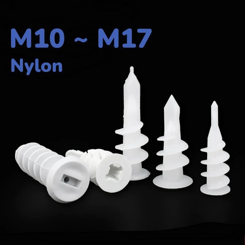 M10 ~ M17 النايلون الجبس مجلس توسيع المسمار ل الجصي الجبس جوفاء تجويف الجدار توسيع المكونات #1