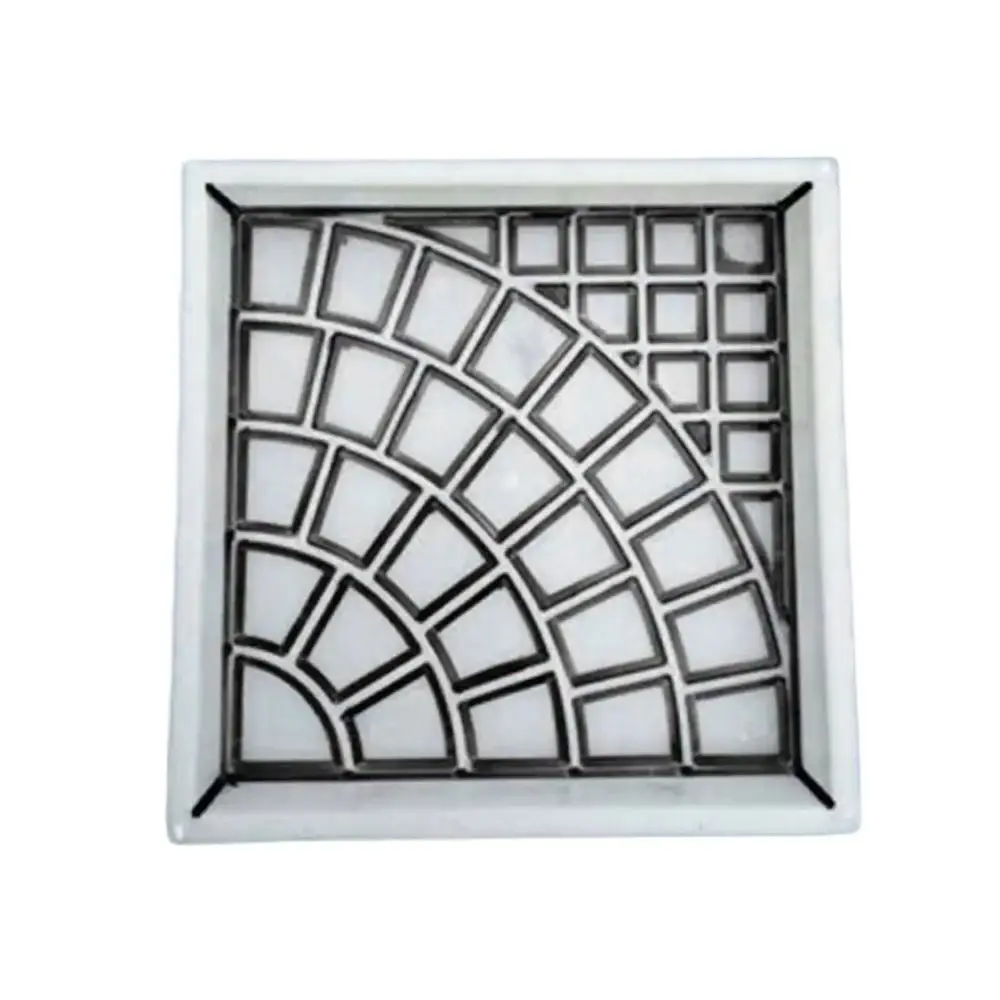 1Pcs Concentric Circles Shape Paving Brick Mould 25x4cm Reusable Concrete Path Maker Mold DIY Plastic Stepping Stone Paver