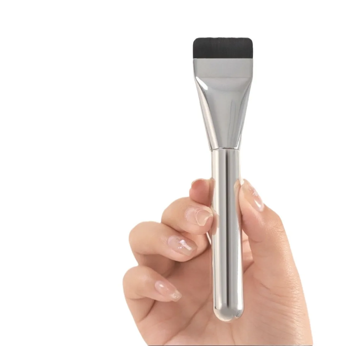 فرشاة كريم أساس كورية رفيعة للغاية ذات رأس مسطح وفرشاة مكياج خفيفة وخاضعة بدون أثر #2