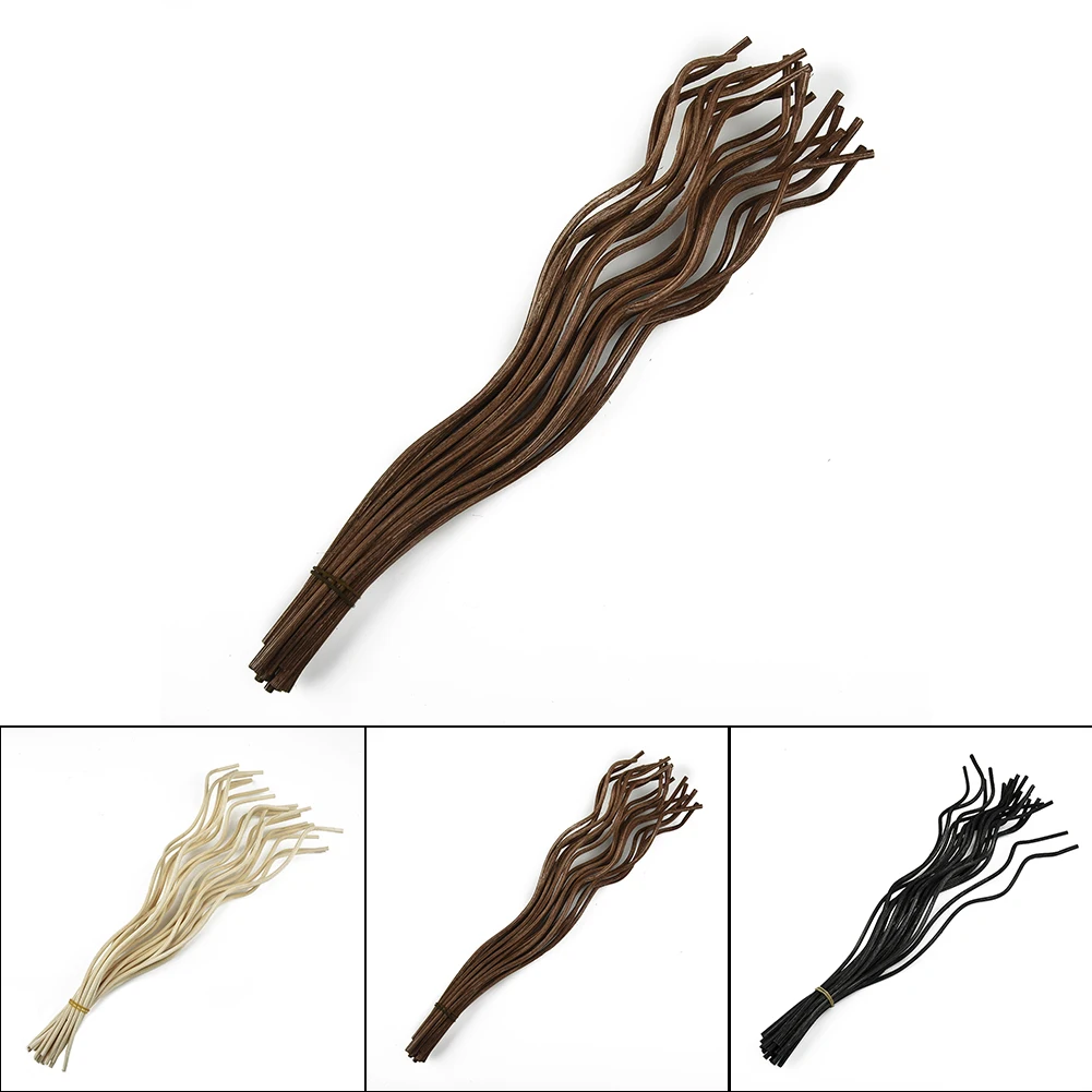 Pack of 20 Long Wavy Rattan Reed Diffuser Refills for Replacement Use in Bathroom Bedroom Shop and Office Environments
