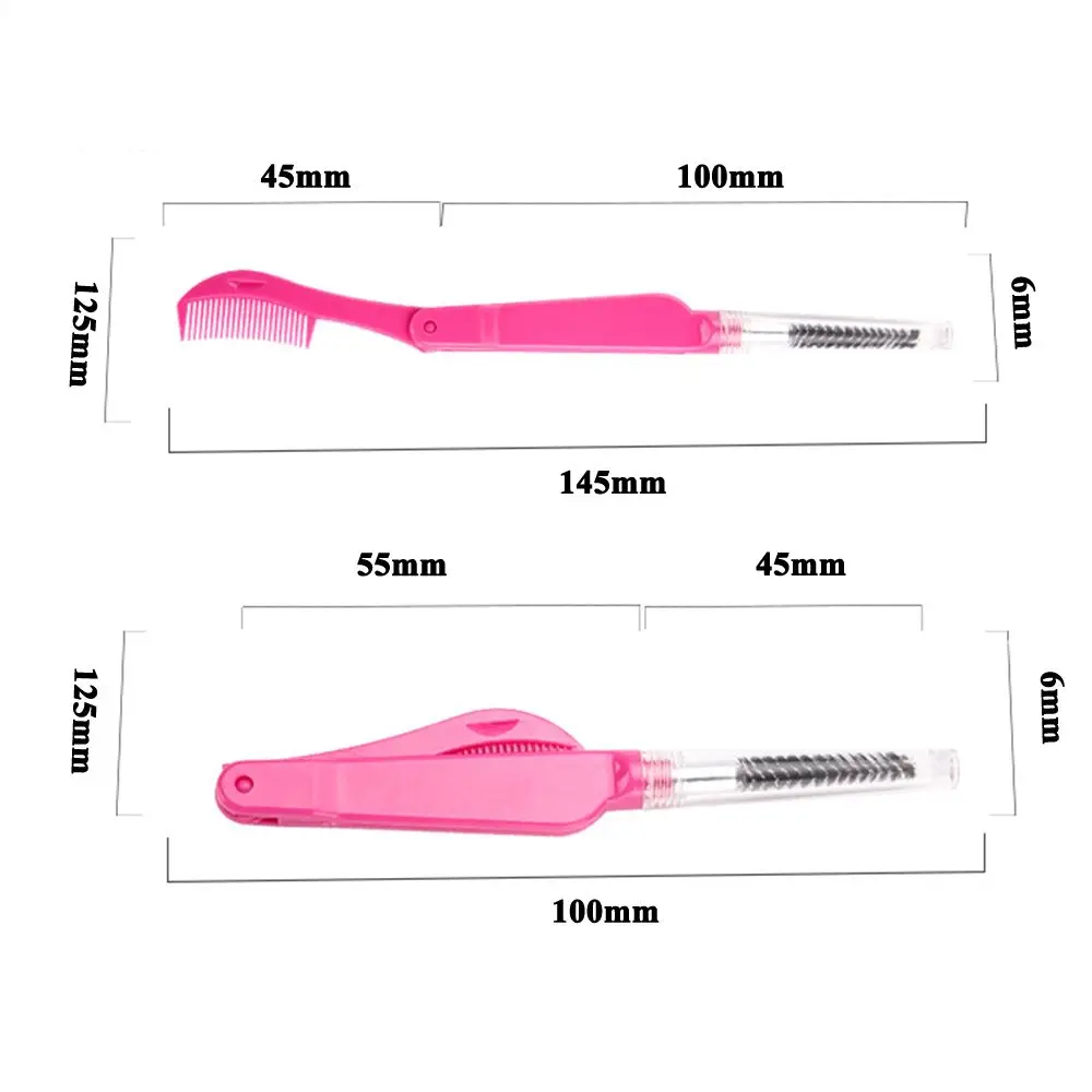 Portable Durable Nylon Eyelash Extension Tool Cosmetic Tools Eyelash Comb Eyebrow Brush Eyelash Brush Makeup Brush