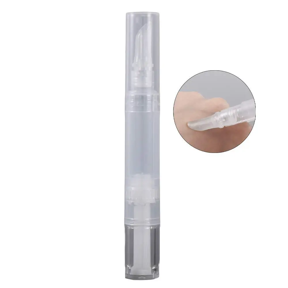 Bottles Cuticle Oil Applicator Transparent Twist Pen Empty Nail Oil Pen Rotating Repacking Vacuum Pen Travel Cosmetic Container