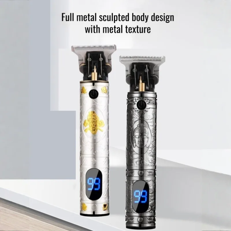 

Household Men's High-power T9 Electric Hair Clipper USB Charging Professional Oil Head Electric Scissor