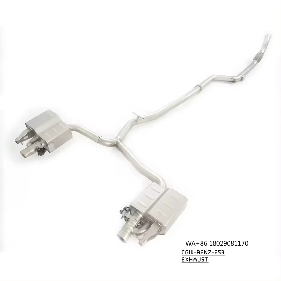 

Высококачественная выхлопная система CGW с клапанами и трубами Catback для W213 E53 3.0T