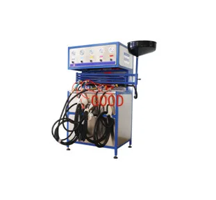 Automobile scrap recycling disintegration supporting five-channel centralized oil pumping and drainage machine