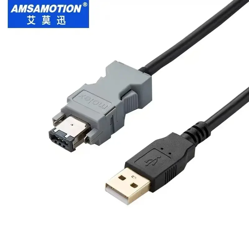 FTDI Isolated ASDA-B2/AB+ Suitable for Delta A2 CN3 Servo Drive Connect Communication Programming Cable PC ASD-CNUS0A08