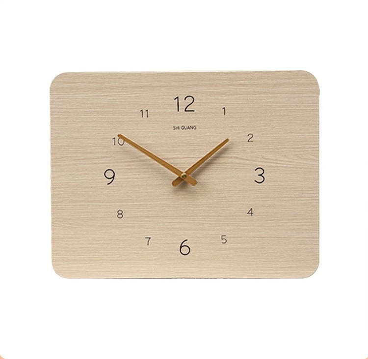 

Log wind meter box decorative painting with clock wall clock hanging painting