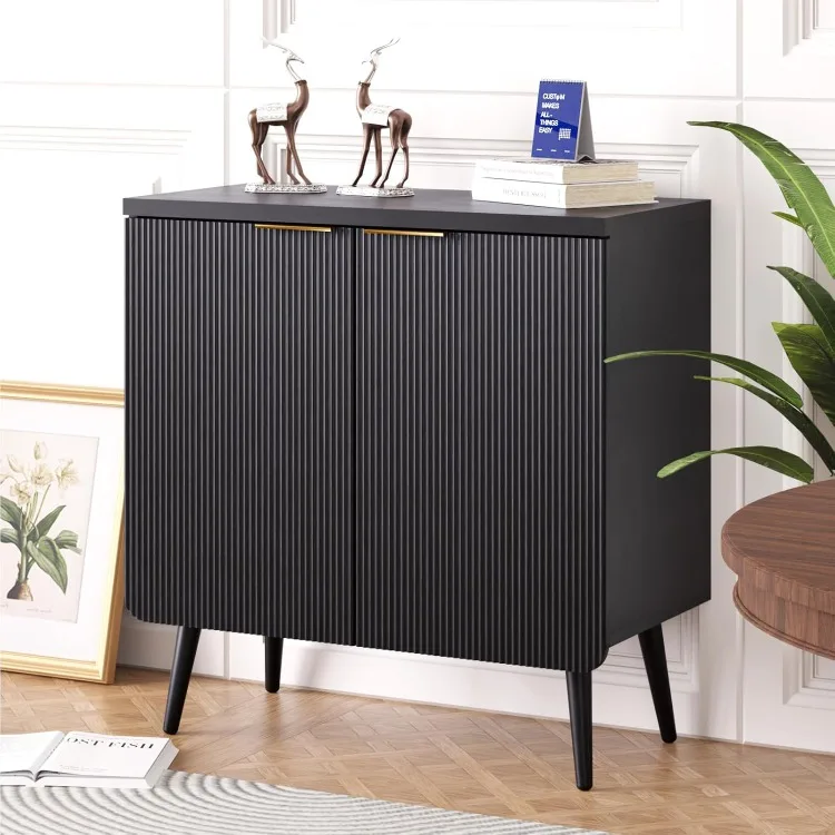 

Buffet Cabinet with Storage, Multifunctional Storage Cabinet with 2 Doors, Sideboard Buffet Credenzas for Living Room, Entryway,