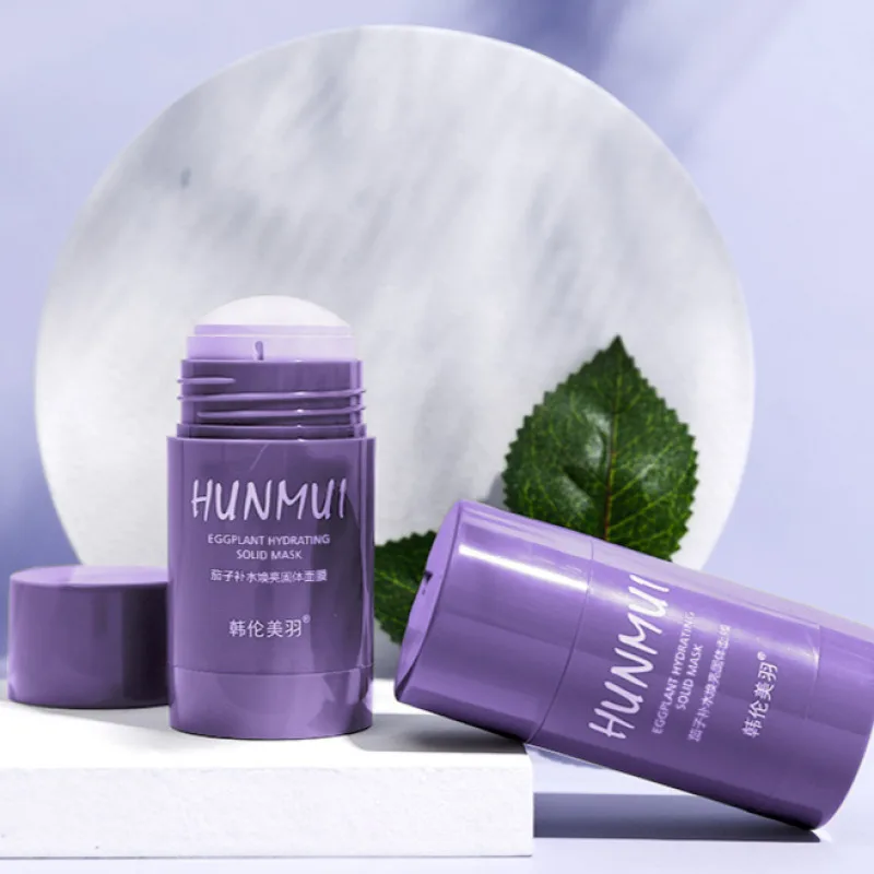 قناع طين الشاي الأخضر للرؤوس السوداء وحب الشباب ، وتقشير الوجه ، وتقليص المسام ، وغرامة صلبة