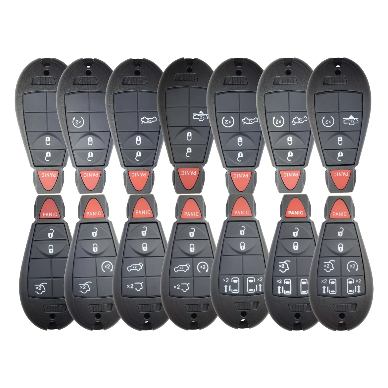 JXKEY 433Mhz 46 ชิปรีโมทกุญแจรถ M3N5WY783X สำหรับไครสเลอร์ทาวน์&ประเทศรถจี๊ปแกรนด์เชโรกีดอดจ์คาราวานการเดินทาง IYZ-C01C