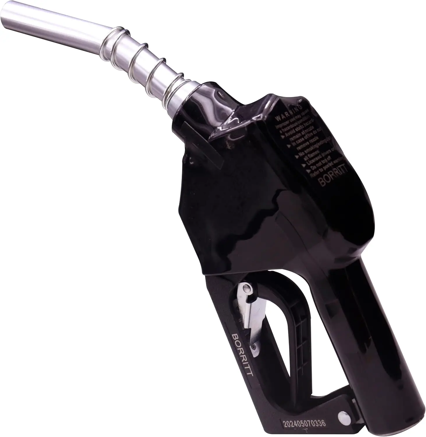 

3/4'' NPT Automatic Shut-Off Fuel Nozzle for Diesel, Gasoline, Kerosene - 16 GPM Flow, Ideal for Gas Stations & Transport