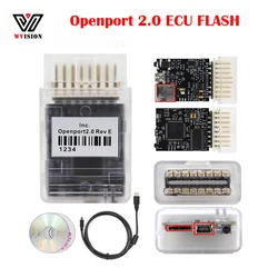 Full Chip Openport 2.0 ECU FLASH Open Port 2 0 Auto Chip Tuning OBD2 Car Diagnostic Tool For MB J2534 Scanner JLR SDD158