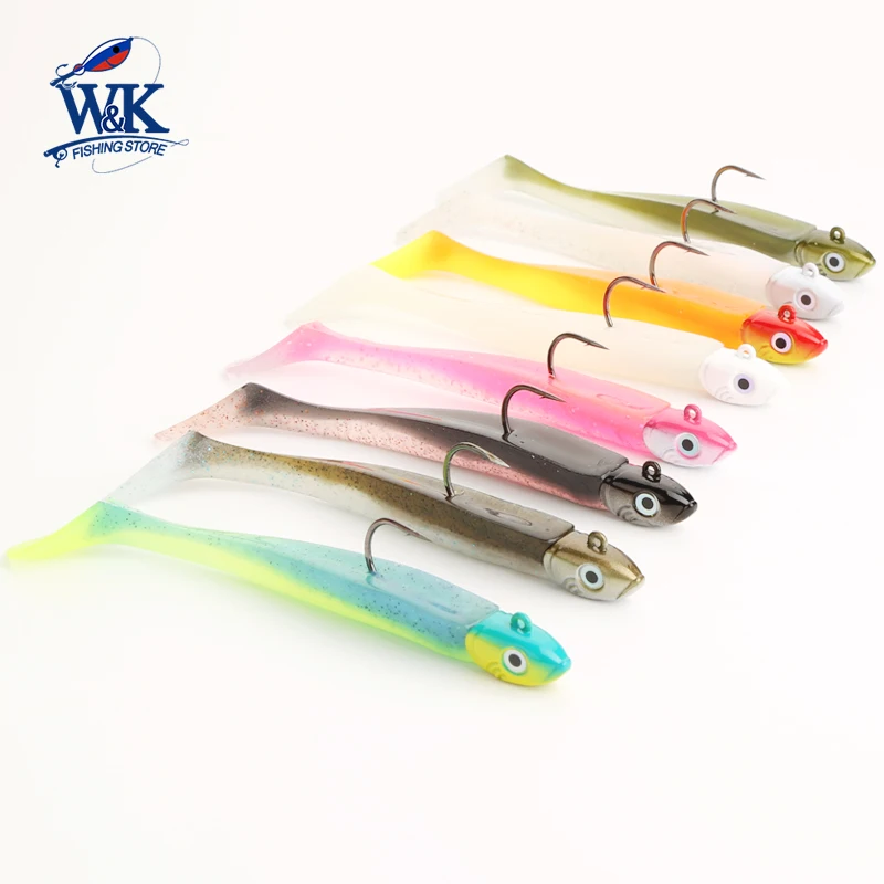 Inshore Fishing Lure 4" Eel Shad for Seabass Rock Fish Zander and Pike  Fishing with 15 g 2 0 Jig Hook Lure Keeper for Ka - AliExpress 18