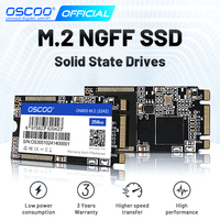 OSCOO M.2 SATA3 SSD Hard Disk Drive NGFF 2242 6Gb 128GB 256GB 512GB 1TB Internal Solid State Drive Hard Disk for Laptop