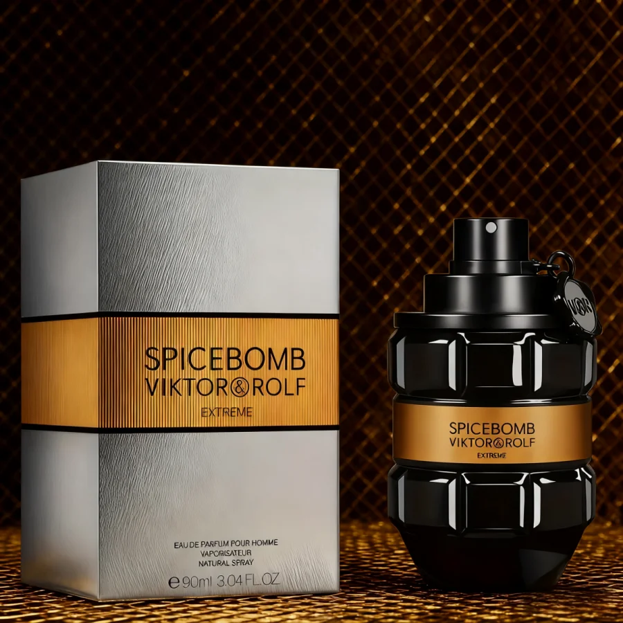 Viktor&Rolf - Spicebomb Extreme Eau de Parfum - Woody & Spicy - Colonia para hombres - Con notas de ámbar y vainilla