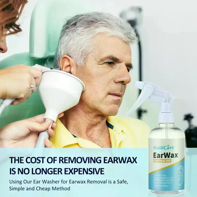 

500 мл набор для чистки ушей, средство для удаления ушной серы, пластиковая бутылка, набор шайб для орошения ушей для взрослых и детей, уход за ушами