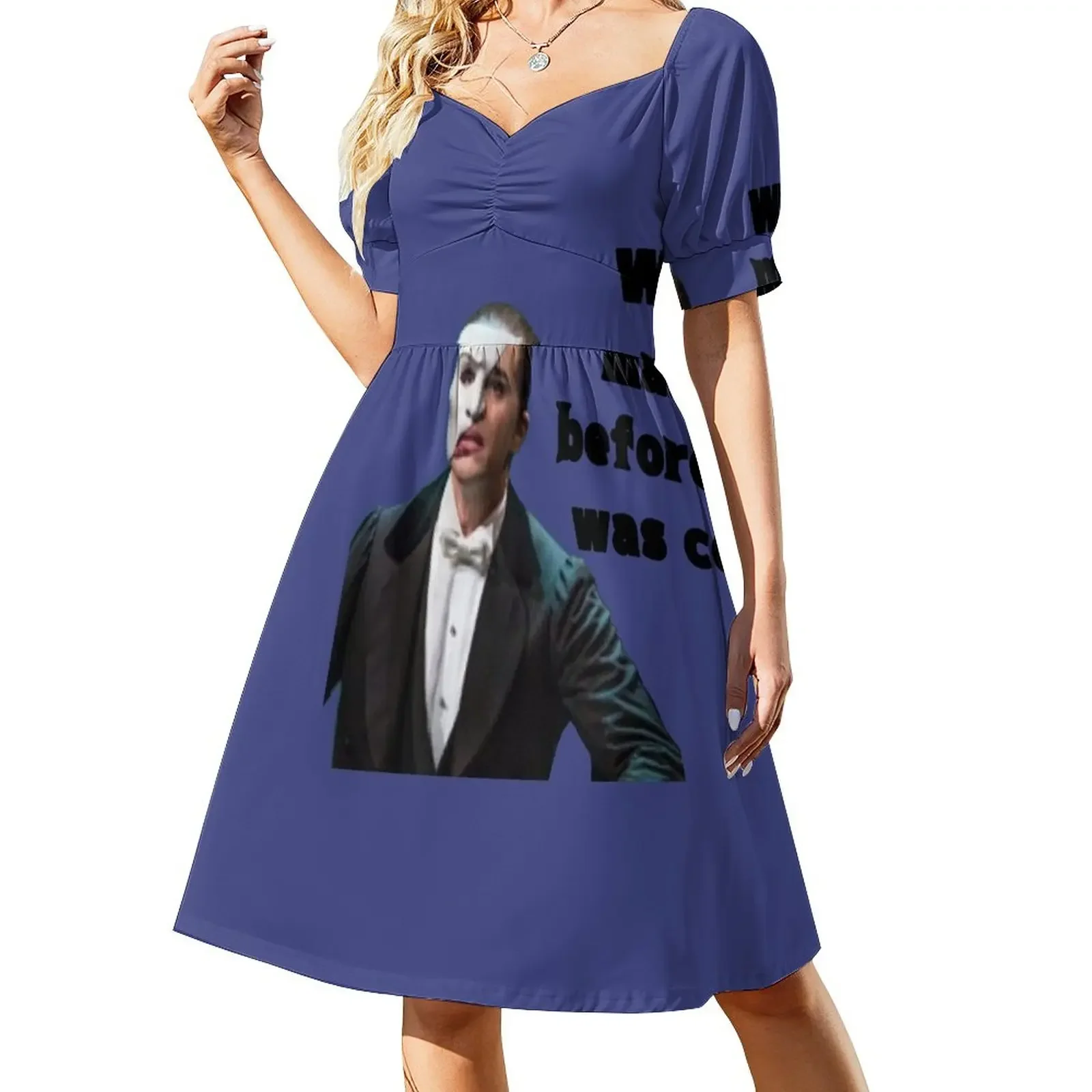 

The Phantom of the opera Short-Sleeved Dress Dress vintage summer clothes cocktail dresses