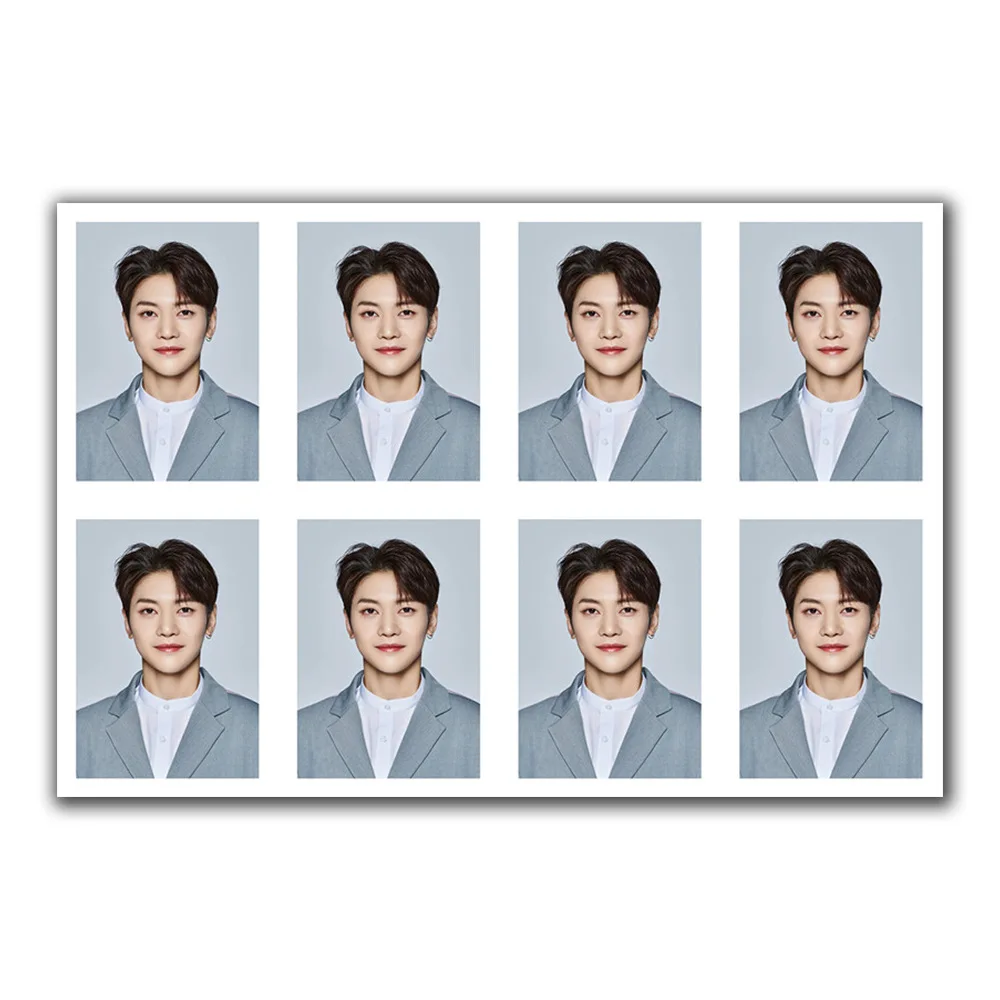 KPOP ZB1 One-Inch ID Photo Card ZEROBASEONE Wallet Photocard BOYS PLANET One-Inch Photo ZhangHao Ricky HanBin Matthew Fans Gifts