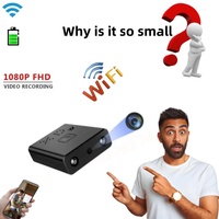 Smallest Mini Camera WIFI Built-in Battery IR Night Vision Body Cam IP Remote Monitoring 1080P HD Camcorder Invisible Espia Cam