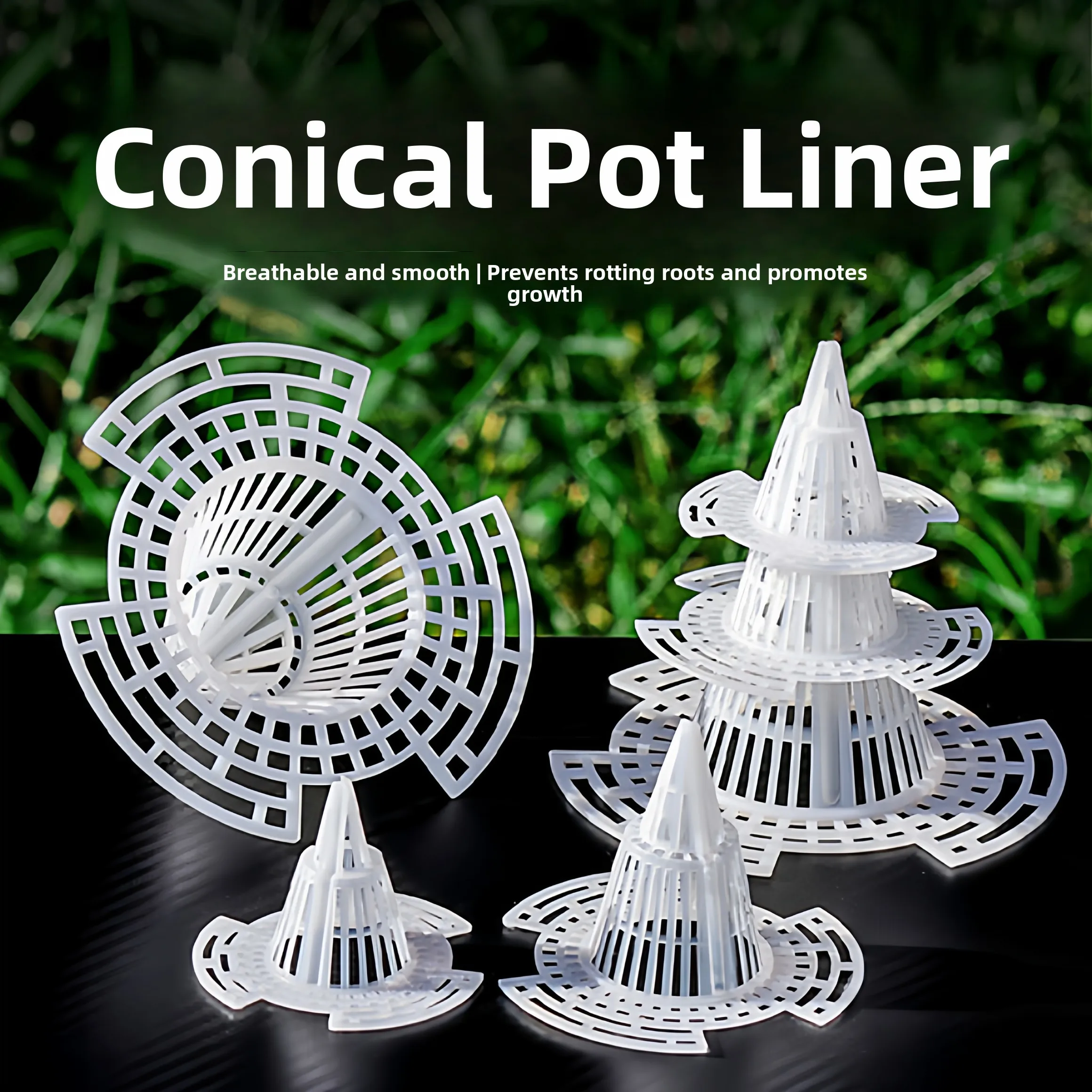 waterproof-plastic-flower-pot-bottom-hole-pad-net-round-water-permeable-breathable-cone-shaped-pad-filter-leak-proof-soil-pad