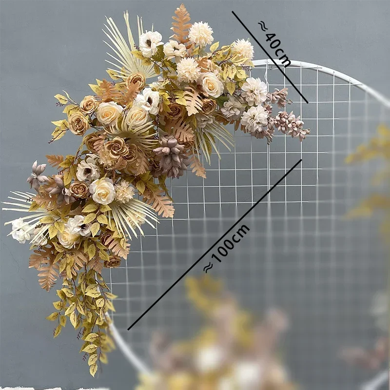 Silk Floral Wedding Arch Decor 4