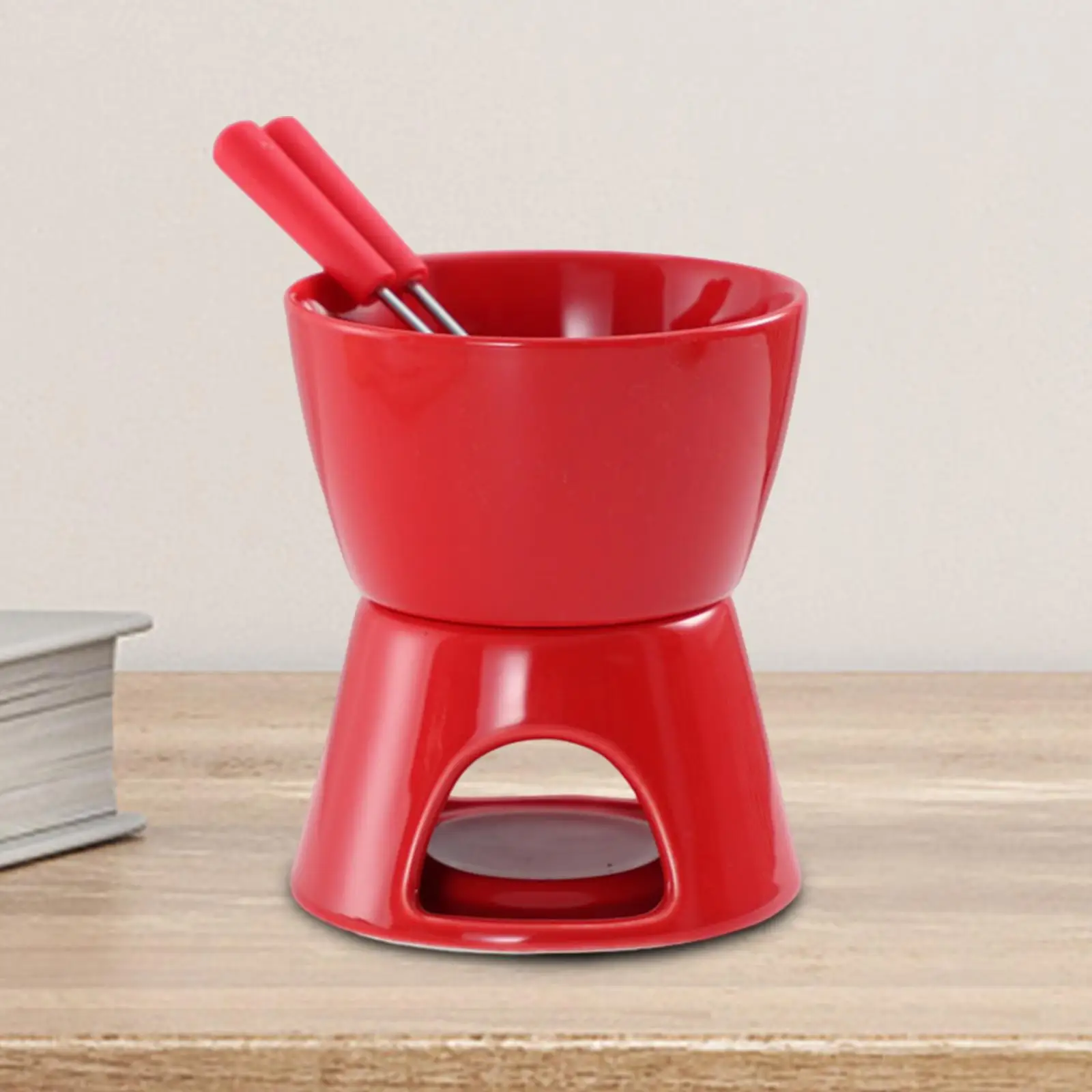 Chocolate Fondue Pot Fondue Pot Set Kitchen Appliances Snack Dining Dessert Birthday Melting Mug Ice Cream Hot Pot 300ml