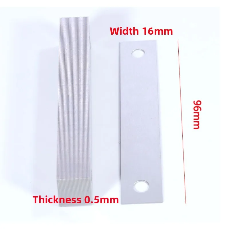Arkusz ze stali krzemowej 500g, rdzeń żelazny specyficzny dla audio, grubość 0,5mm, 41mm 57mm 76mm 96mm, arkusz do induktorów krzyżowych. — zdjęcie produktu 5