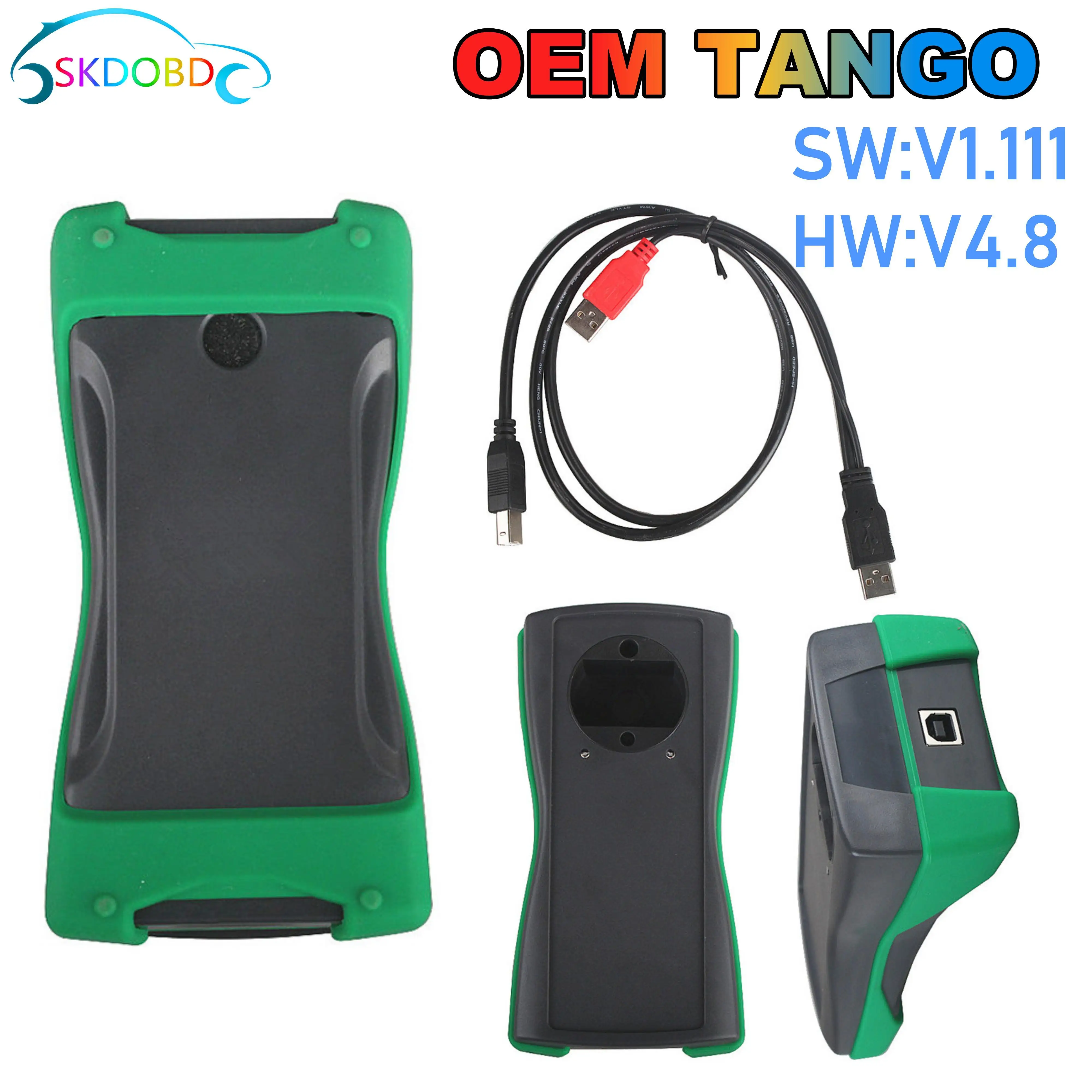 2024 Newest Tango V1.111.3 Auto Transponder Chip OBD2 Car Programmer Key Programmer With All Software OEM Tango