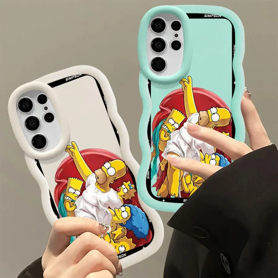 Cute The S-simpsons Case for Samsung Galaxy S26 S20 FE S24 S23 Plus S21 S24+ S22 Ultra S25 S25+ Soft Phone Cover