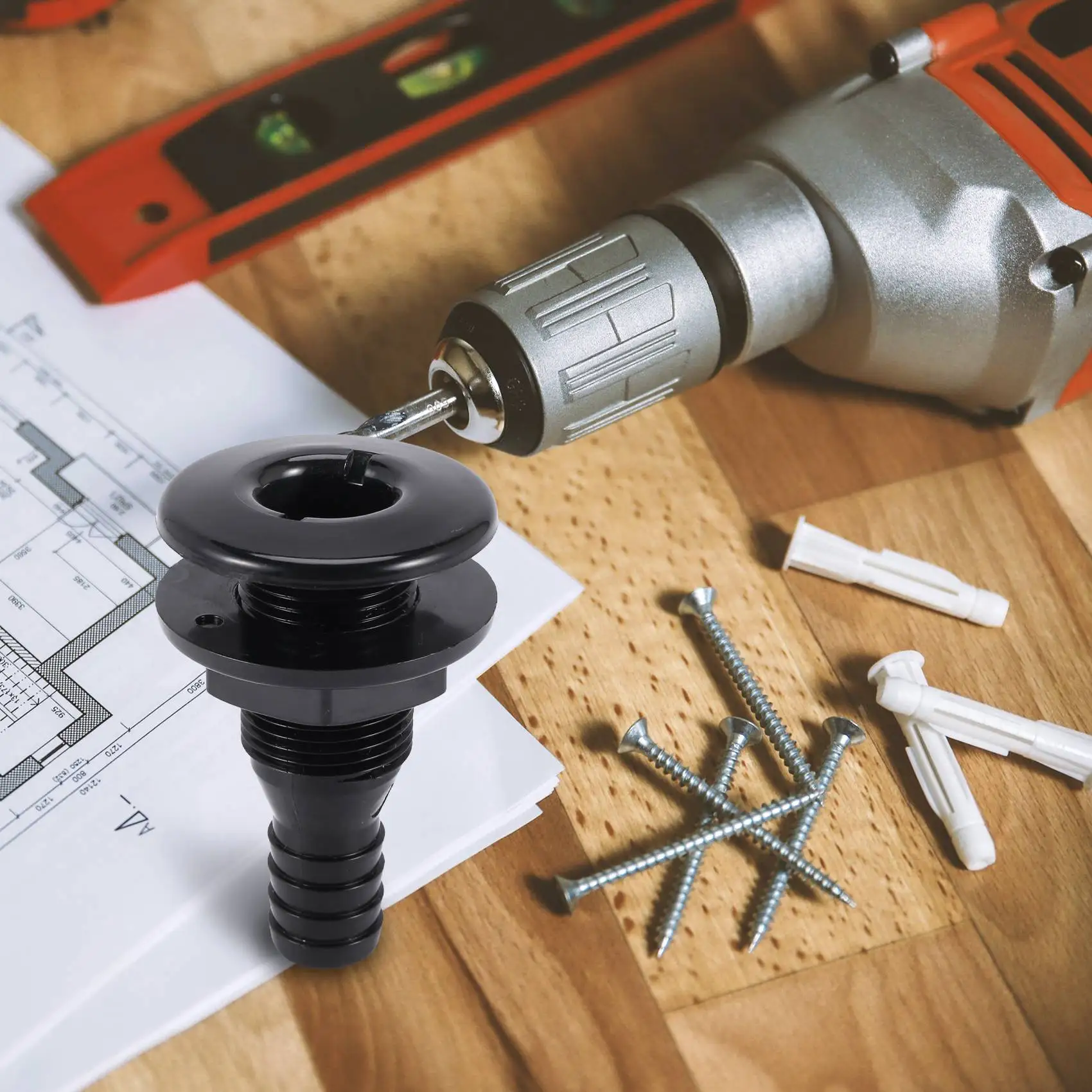 ท่อพลาสติกขนาด3/4นิ้วปั๊มน้ำท้องเรือปั๊มระบายน้ำท่อไอเสียสำหรับเรือยอชท์เรือบรรทุกคนตั้งแคมป์ RV